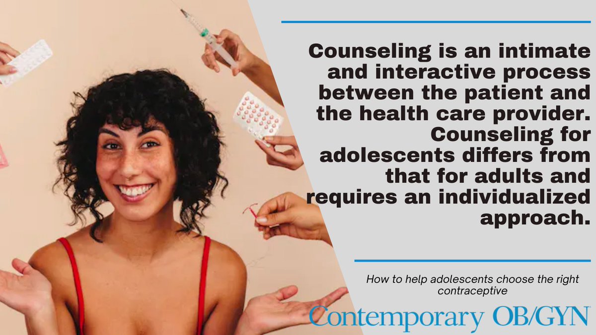 Contemporary OB/GYN® (@contempobgyn) on Twitter photo In the US, 55% of teenagers engage in sexual intercourse by age 18, with adolescent pregnancy rates higher compared to other developed nations. Comprehensive sexual health education & contraception needed to address this issue
Read more from <a href="/WollRosenMD/">Monica Woll Rosen, MD</a>: contemporaryobgyn.net/view/how-to-he… In the US, 55% of teenagers engage in sexual intercourse by age 18, with adolescent pregnancy rates higher compared to other developed nations. Comprehensive sexual health education & contraception needed to address this issue
Read more from <a href="/WollRosenMD/">Monica Woll Rosen, MD</a>: contemporaryobgyn.net/view/how-to-he…