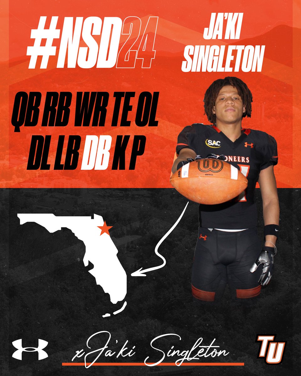 Cover, hit, no quit 😤 Welcome to Tusculum, @ki_singleton #TUgether24 #NextLevel #NSD24