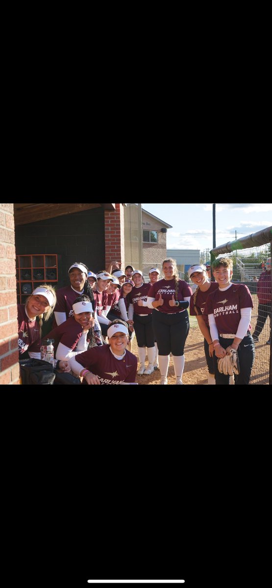 Earlham College Softball tweet media