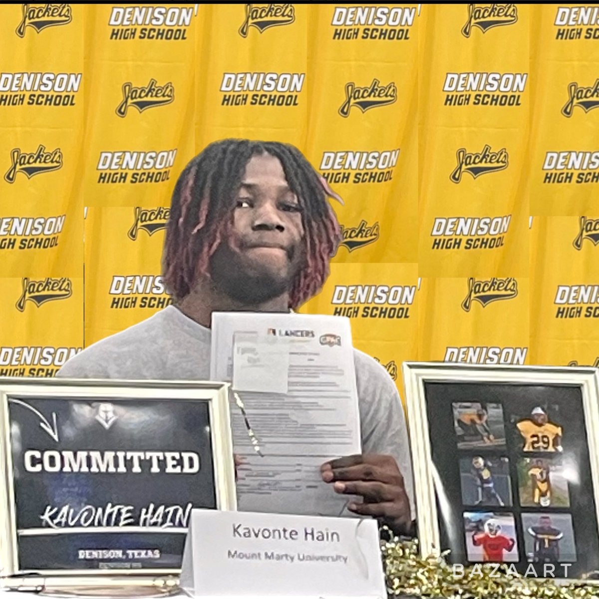 Congratulations to @KavonteHain for signing to play football at @MMULancersFB!