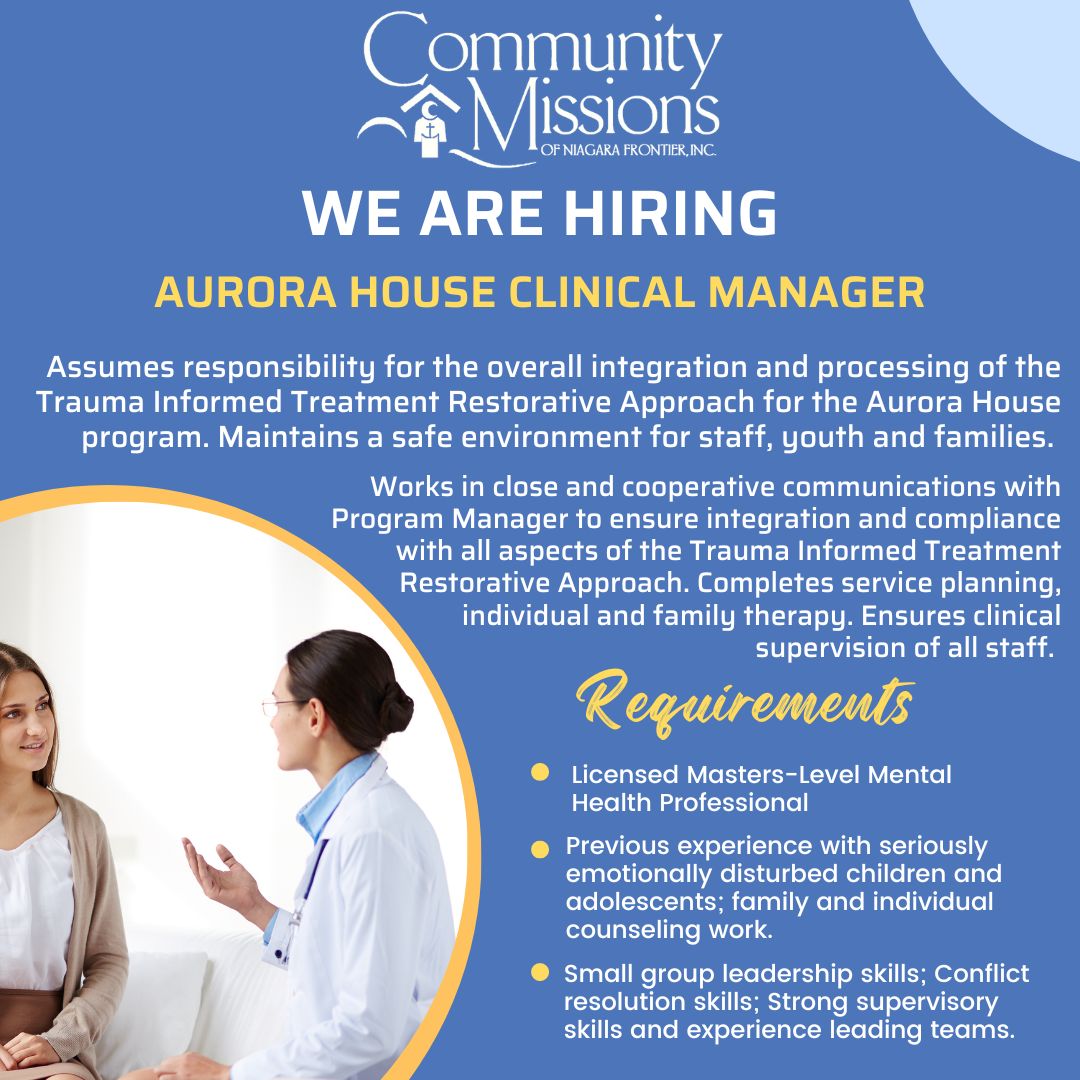 Here are our career posting highlights for the month of February! Visit our website to apply! lnkd.in/djApFwn3
#compassioninaction #communitymissions #communitymissionsofniagarafrontier #niagaracountyjobs