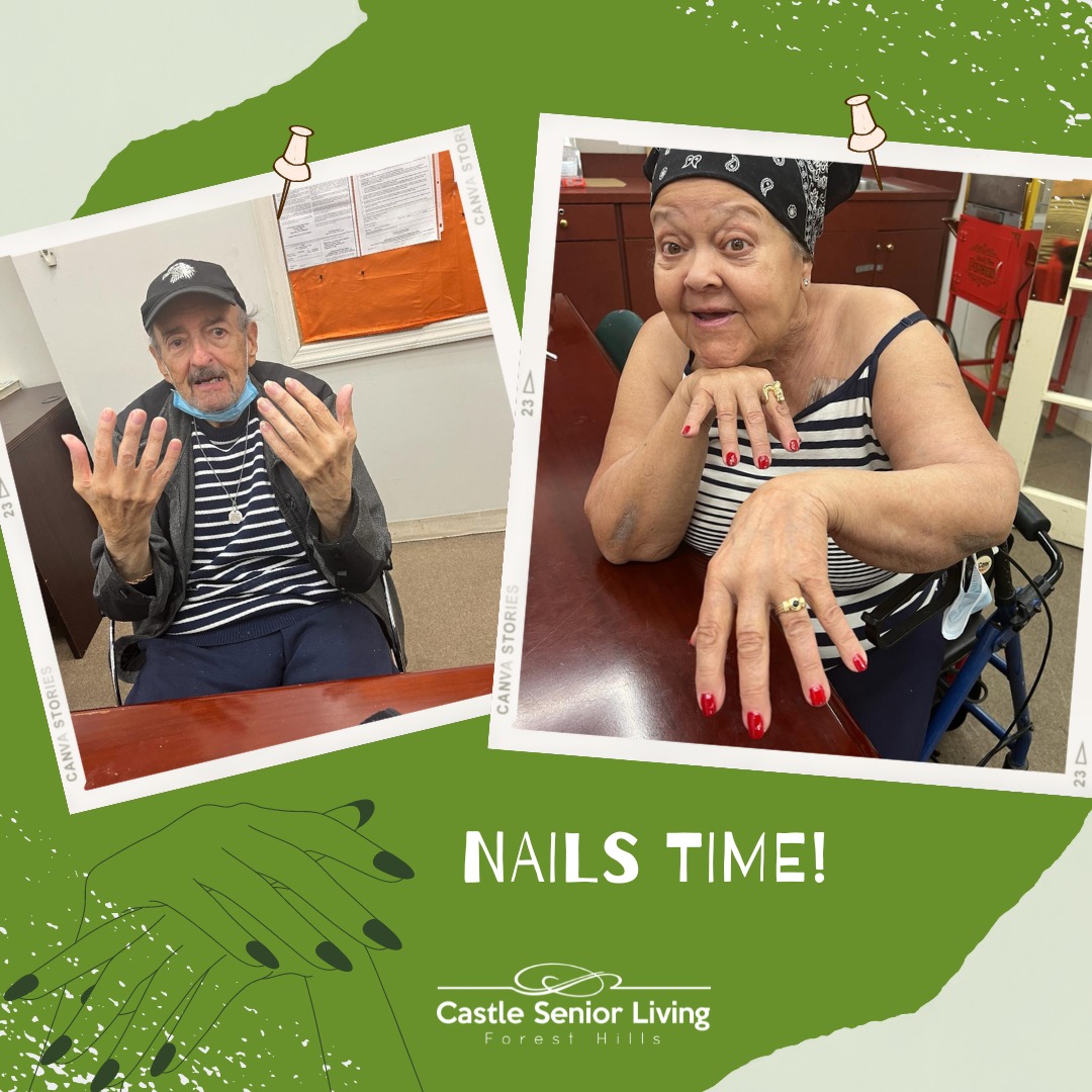 Our residents enjoyed a pampering session today as they got their nails done! 💅 It was a relaxing and rejuvenating experience for everyone involved.

#NailCare #PamperingSession #SeniorLivingJoy