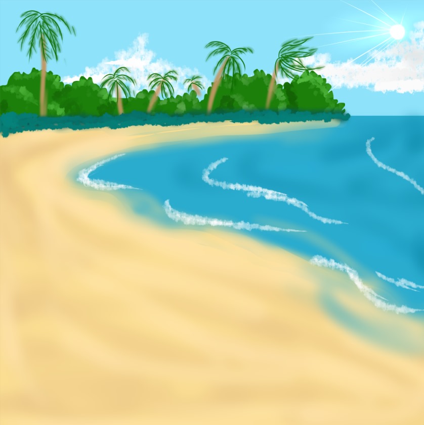 Just some simple background I tried to paint. I'm really bad at this, but even do I do like it... _(┐「ε:)_