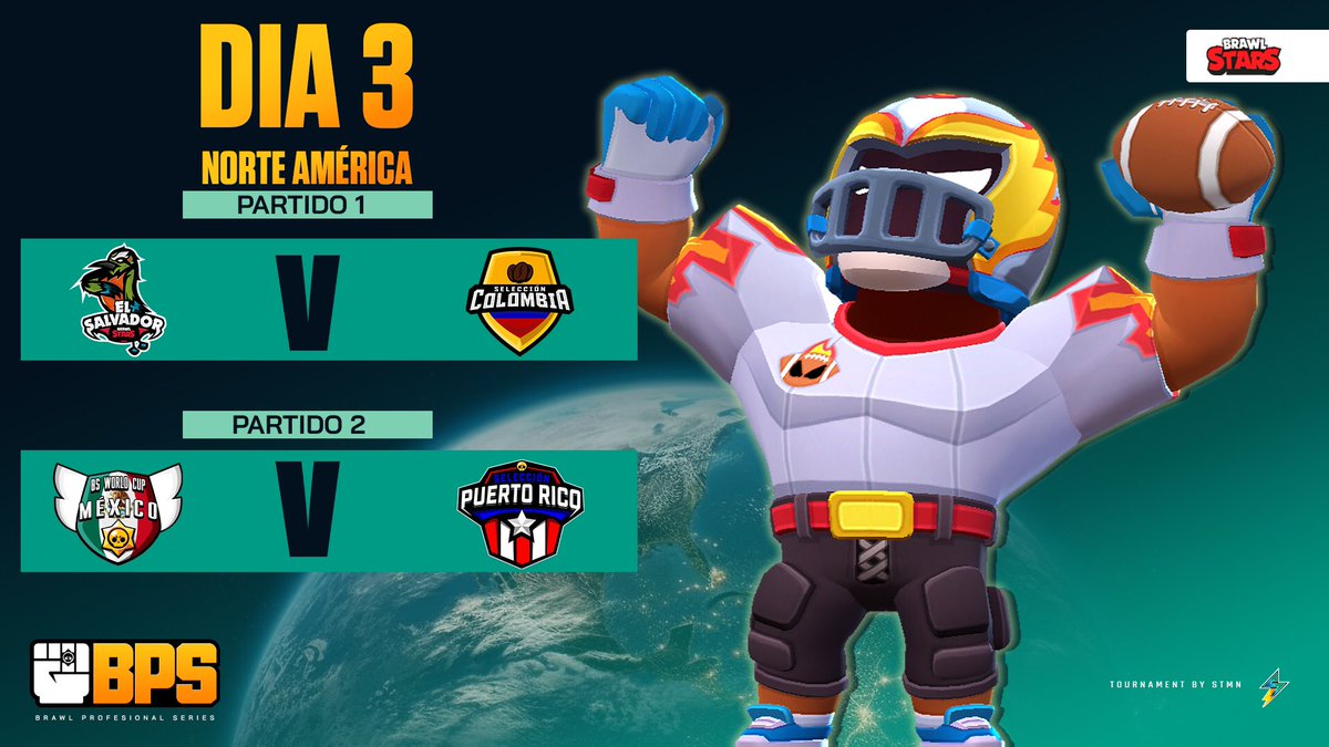#BPS • MATCHDAY

¡DIA 3!
HOY - 7PM 🇲🇽🇬🇹 / 10PM🇧🇷🇦🇷
🇪🇸 twitch.tv/nearz_z
🇬🇧 twitch.tv/reddyset

PARTIDO 1
🇸🇻 <a href="/ESA_BS/">El Salvador</a> 
🆚 
🇨🇴 #Colombia 

PARTIDO 2
🇲🇽 #México
🆚
🇵🇷 #PuertoRico 

¡SE DEFINE QUIÉNES PASAN A PLAYOFFS!🔥