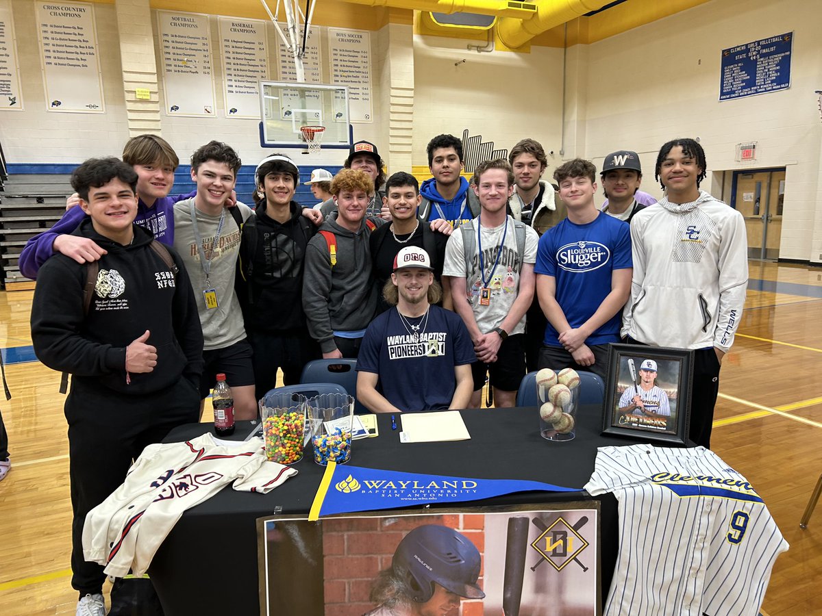 Congratulations to <a href="/ColeTietgens/">Cole Tietgens</a> for signing today to continue his baseball and academic career at Wayland Baptist University. Good luck up there! <a href="/wbuathletics/">WBU Athletics</a>