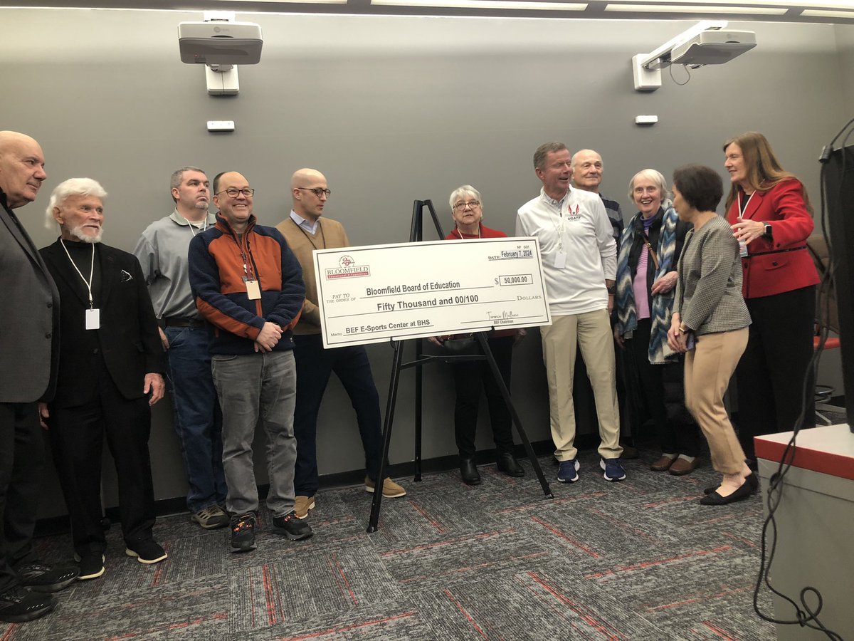 Such an honor to attend the <a href="/07003schools/">07003schools</a> BHS @07003BHS eSports inauguration! A heartfelt thank-you to the Bloomfield Educational Foundation .<a href="/njbef/">BEF</a> for their generous donations that made this amazing facility possible!