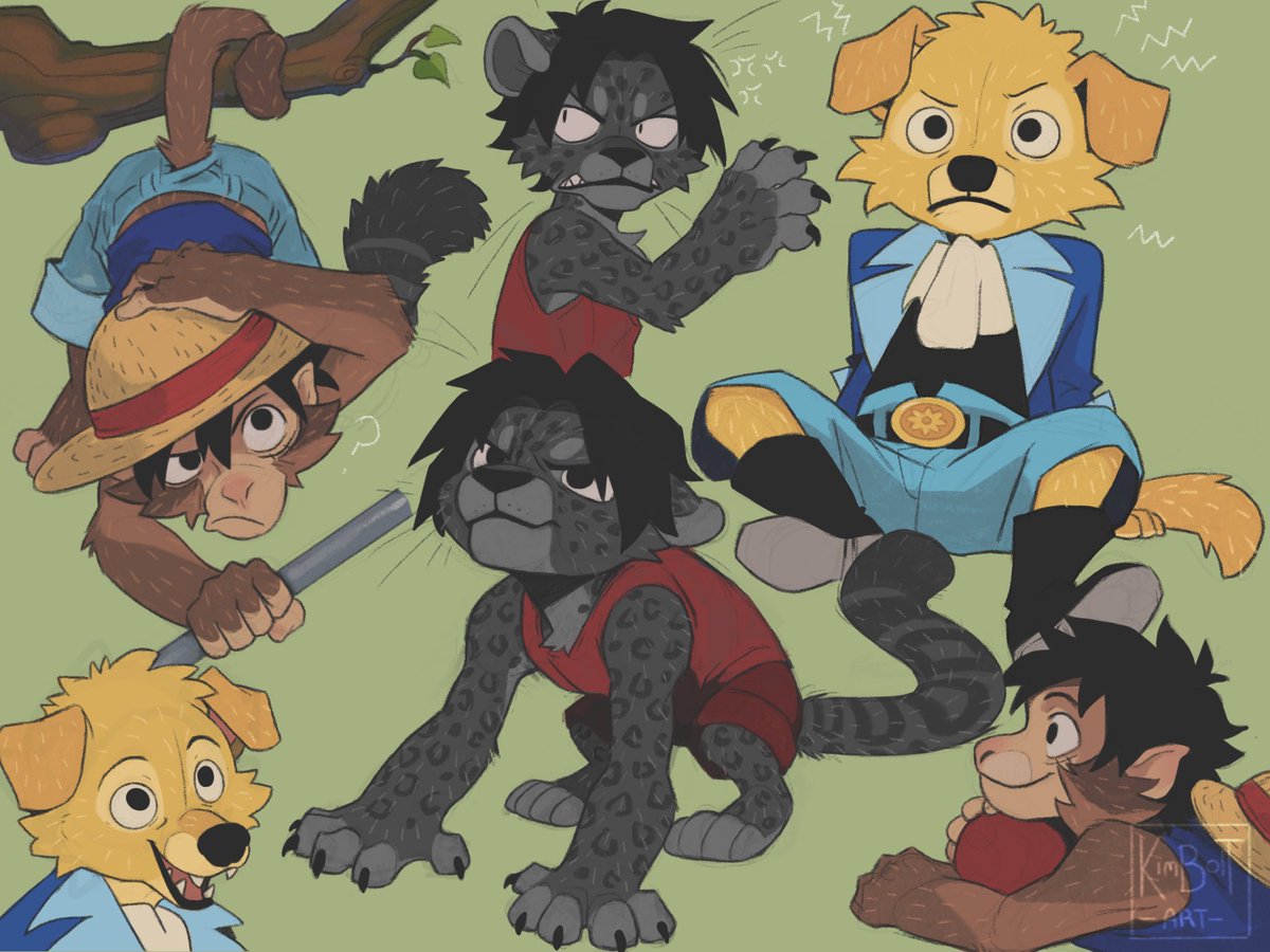 ASL minks/furries #ONEPIECE