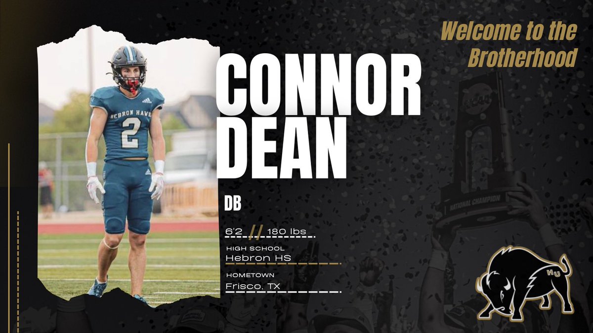 The papers are in for Connor Dean!