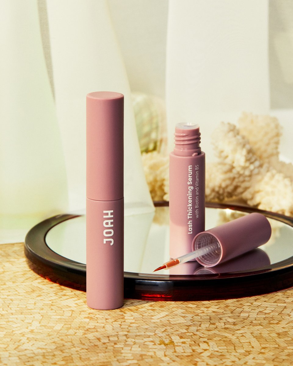 Your solution to longer, stronger lashes. 

Introducing our NEW Lash Thickening Serum. This product is formulated to nourish lashes with strengthening Biotin and hydrating Vitamin B5.

Gentle formula, Ophthalmologist tested, safe for sensitive eyes.

#JoahBeauty #KBeauty