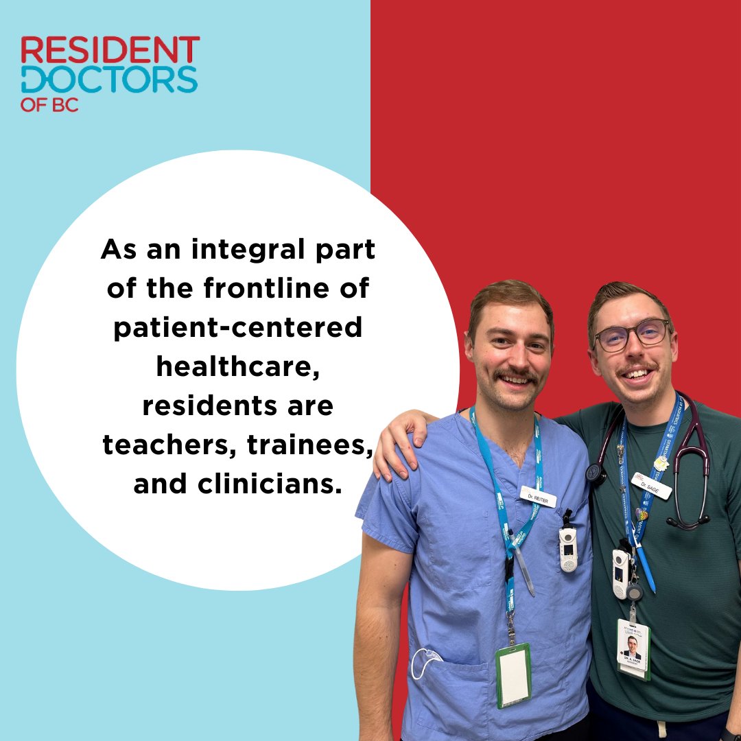 With over 70 specialties to major in, you have likely been treated by a resident without even realizing it especially if you’ve required overnight service or come in during a holiday. To find out more about who resident doctors are and what they do, visit residentdoctorsbc.ca