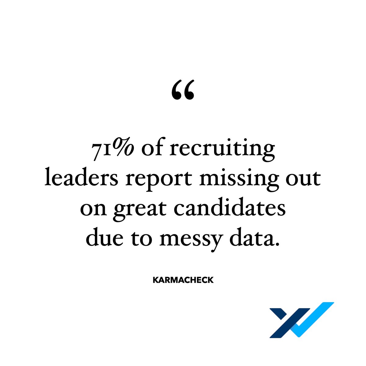 The damage poor data hygiene can do to your hiring efforts is real. Check out these stats from industry leaders in our blog:
hubs.li/Q02kdxbM0

#crosschq #hiring #qualityofhire