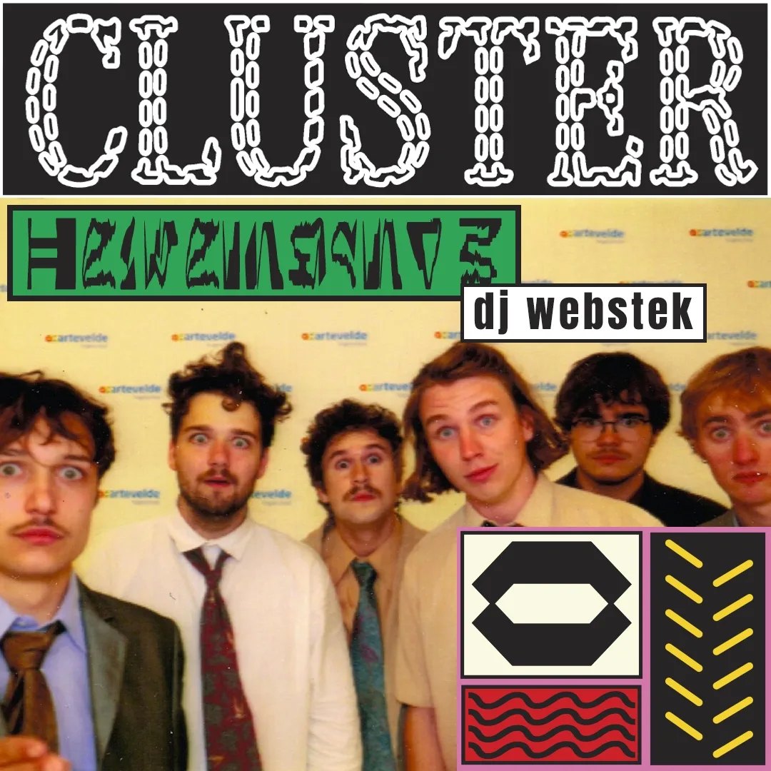 DJ WEBSTEK-setje op de HEIBELNACHT van 16 februari in de Giraf in Gent! Een onvergetelijke avond met Frans Kalf, Kleinpunk, Kwa Kwa en DJ Shht. 

Tickets (toegang tot allerlei CLUSTER-evenementen) --> ticketshop.ticketmatic.com/vooruit/cluste…
Heibelnachtgangers kunnen het goedkopere ticket kiezen!
