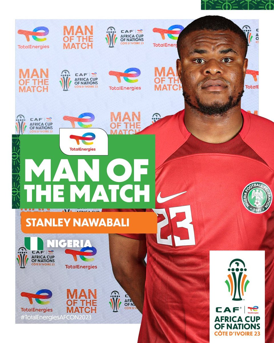GistReel's tweet photo. Man of the Match: 🇳🇬 Stanley Nawabali of Nigeria 🇳🇬 https://t.co/a3htBPHhSZ