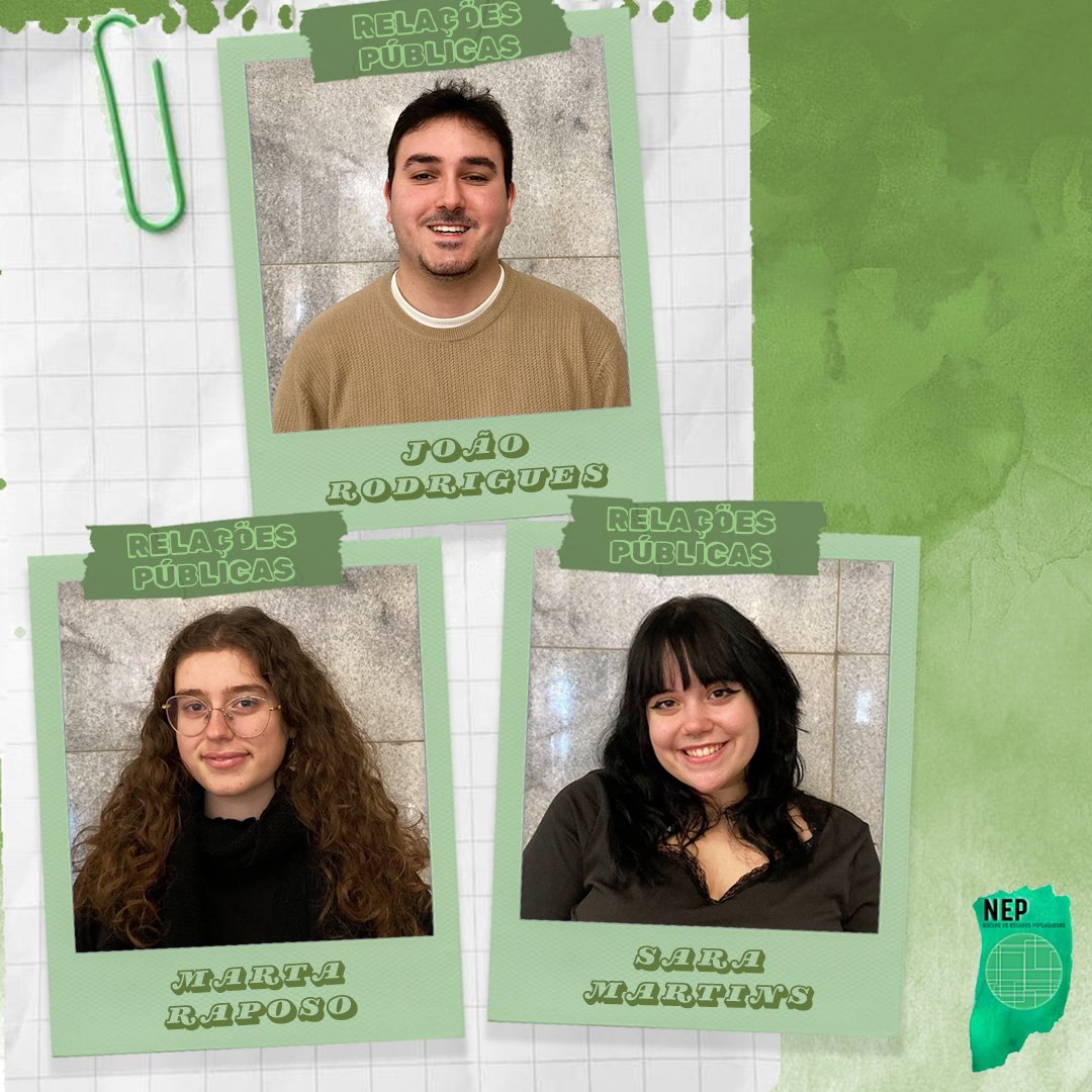 nepflul's tweet photo. Caros colegas, 
É com grande entusiasmo que partilhamos convosco a nova direção do NEP (Núcleo de Estudos Portugueses).
Estamos confiantes de que esta nova direção trará uma nova dinâmica e garantirá o sucesso dos nossos projetos. 

Da nossa parte é tudo, por agora! 

O Núcleo 💚 https://t.co/TLpGYRmy7J