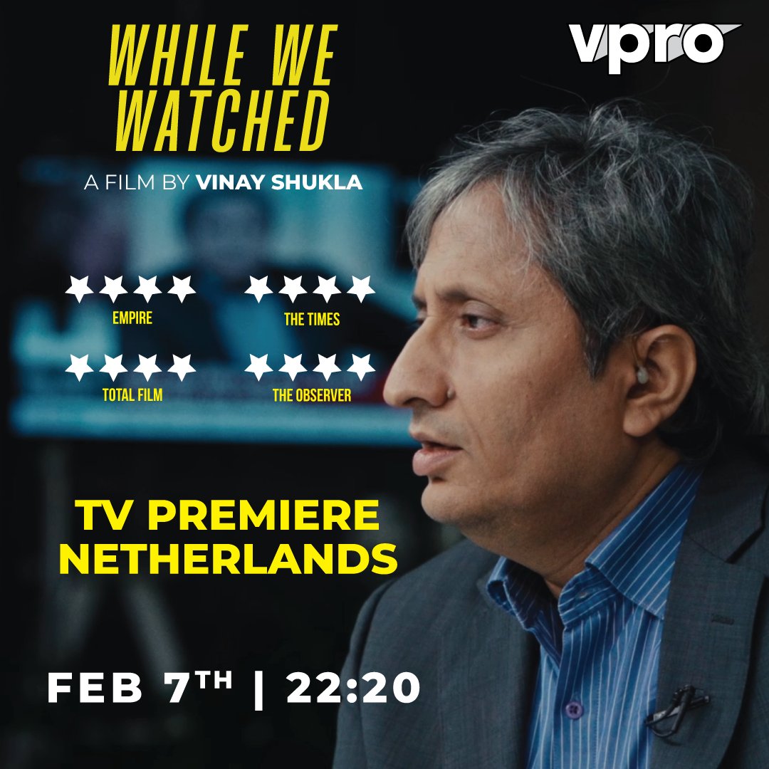 Attention - While We Watched is having it's TV Premiere in Netherlands tonight! @vpro