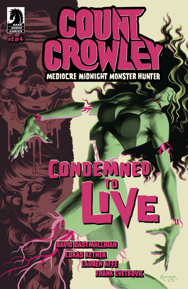 The horror host is back this week and this time, she's trying to resurrect her journalism career. Count Crowley: Mediocre Midnight Monster Hunter #2 is new today: bit.ly/3HIBbUA By David Dastmalchian, @LukasKetner, @laurenaffe, @GoFrankGo. Variant: Christine Larsen.