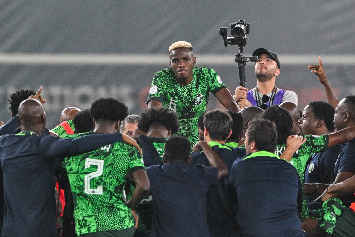 🇳🇬 CLOSE: Nigeria Super Eagles edge South Africa on penalties to make AFCON final for the first time since 2013. Bafana Bafana continue search for first final spot since 1998. #AFCON2023 #NGARSA