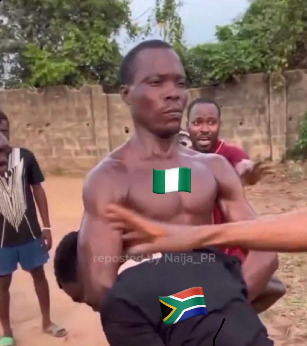 therealb1essing's tweet photo. Nigeria vs South Africa in PK’s https://t.co/YmIbm2p0I9