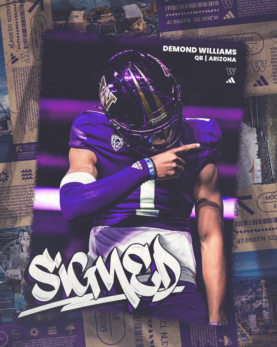 Welcome to Washington, QB @QBDwilliams1 ☔️