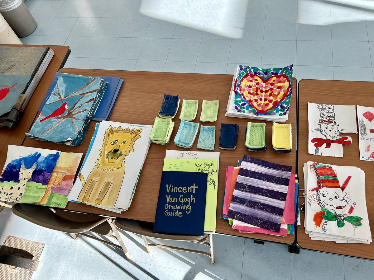 Just another busy day in the life of an art teacher!