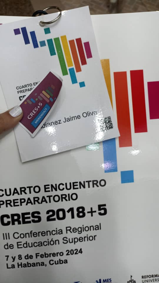 EducacionAmigos's tweet photo. #Entérate | Con la representación de nuestro Director General @Axel_RuizGlz, asiste @AdyJaim a la cuarta reunión preparatoria rumbo a la #CRES+5 con sede en La Habana, Cuba.
Nuestra organización participa en todos los preparativos de @unesco_iesalc. https://t.co/q4mAs7ayrC