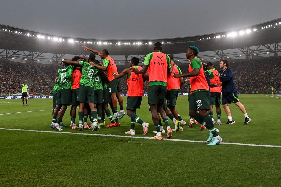 alphadaguru's tweet photo. We are Gient Of Africa for a reason #Nwabali #SuperEagles  #AFCON2023 https://t.co/uiIeRuIuZ0