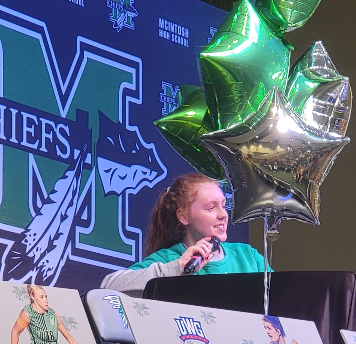 McIntosh Trail (@mcintosh_trail) on Twitter photo Senior Leslie Johns thanks her parents and teammates as she signs for volleyball at Rome City Institute. For complete signing day coverage, visit our website at mhstrail.org. #signingday <a href="/RomeCityInst/">Rome City Institute</a> #TracktheTrail Senior Leslie Johns thanks her parents and teammates as she signs for volleyball at Rome City Institute. For complete signing day coverage, visit our website at mhstrail.org. #signingday <a href="/RomeCityInst/">Rome City Institute</a> #TracktheTrail