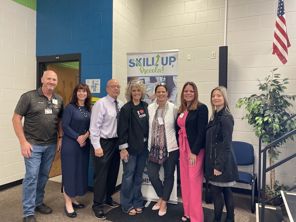 Thank you to everyone who joined us for yesterday's Skill Up Apprenticeship Summit in partnership with Osceola Technical College and Osceola County School District. We had 70+ attendees!

<a href="/orlandohealth/">Orlando Health</a> <a href="/SCAWorkforceHub/">Supply Chain Automation Workforce Hub</a> <a href="/weareoTECH/">Osceola Technical College</a> <a href="/Osceolaschools/">Osceola Schools</a> 
#Apprenticeship #JobTraining