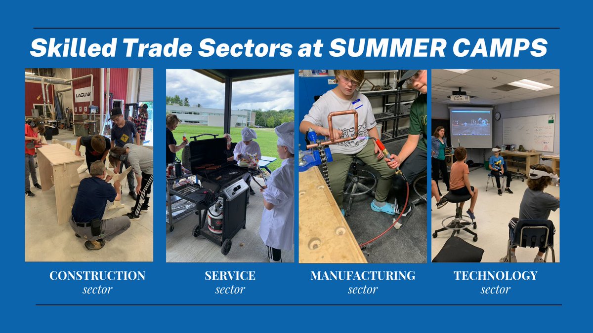 Explore a variety of skill trade careers at our fun filled summer camps! 🛠️🪛🧑‍🍳Register at skillsontario.com/camp