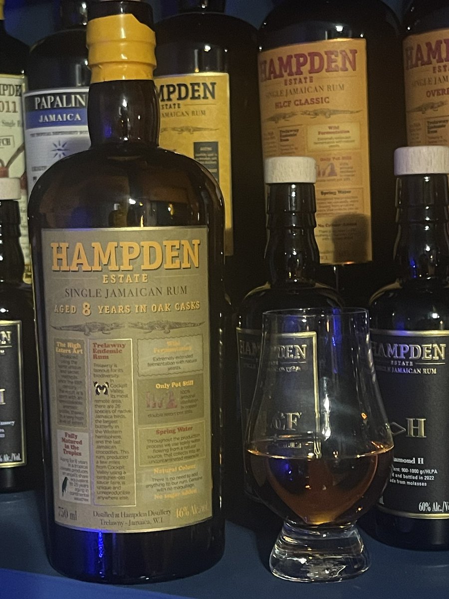 bourbonary's tweet photo. I’m running out of space on my Hampden rum shelf, guess I better start drinking.

#rum #realrum #jamaicanrum #barbadosrum. #foursquarerum #hampdenrum https://t.co/Kd5Ez9xinh
