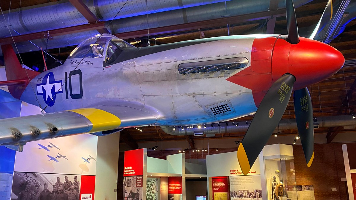 Every February during #BlackHistoryMonth &amp; throughout the year, the <a href="/NatlParkService/">National Park Service</a> and our partners share stories, culture, &amp; an invitation for all to reflect on Black history in parks &amp; communities across the country.

📷P-51 Mustang "Red Tail" aircraft at Tuskegee Airmen NHS.