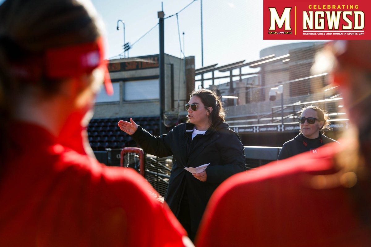 Today, we celebrate the teammates, student-athletes, fellows, coaches and all girls and women of Maryland Softball on National Girls and Women in Sports day! 

#FearTheTurtle #NGWSD