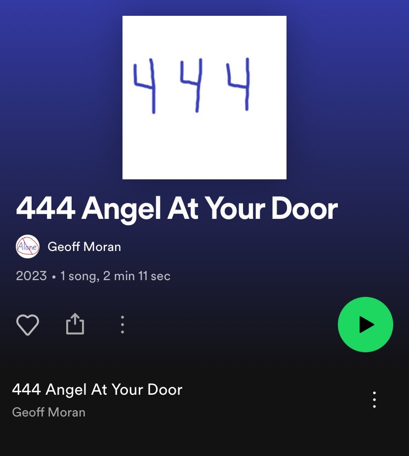 Head over to Spotify and check out <a href="/JGMoran4/">J-G Moran</a> and his new track “444 Angel At Your Door”. He’s making waves our hot Spotify playlists! Check out the track below!

<a href="/JGMoran4/">J-G Moran</a> 🔥

Be sure to follow the artist!

open.spotify.com/album/300m9thr…