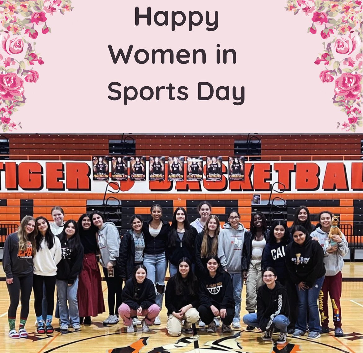 EPHSLadyTigers's tweet photo. Happy National Women in Sports Day! Our Lady Tigers are full of amazing young women that will run the world someday! https://t.co/Euba3Q3rMS