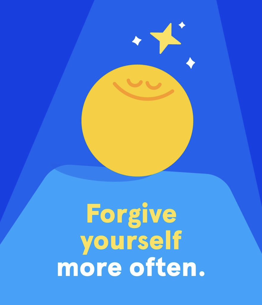 actionhappiness's tweet photo. Forgive yourself (and others) more often

Image: @Headspace https://t.co/wmGNfBYXJU