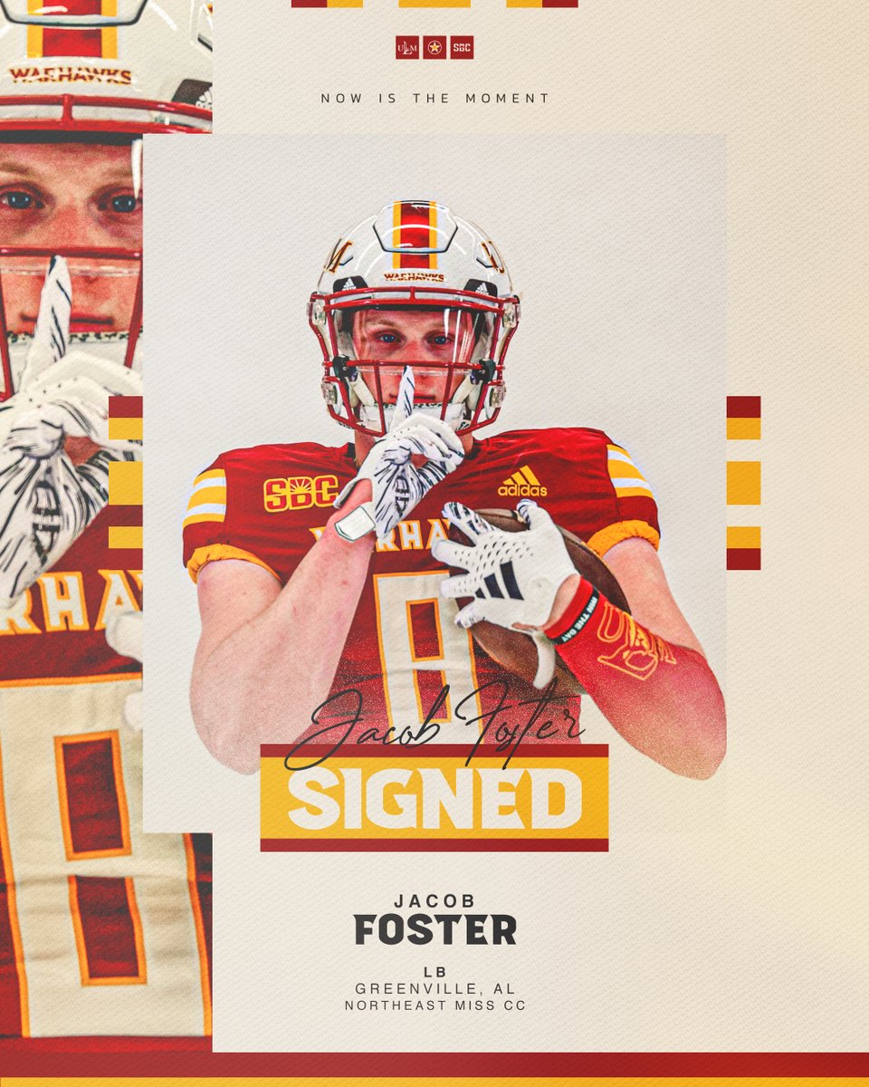 ✍️ 𝓢𝓘𝓖𝓝𝓔𝓓 Welcome to the Warhawk family, @jacobfoster_03. #NSD24