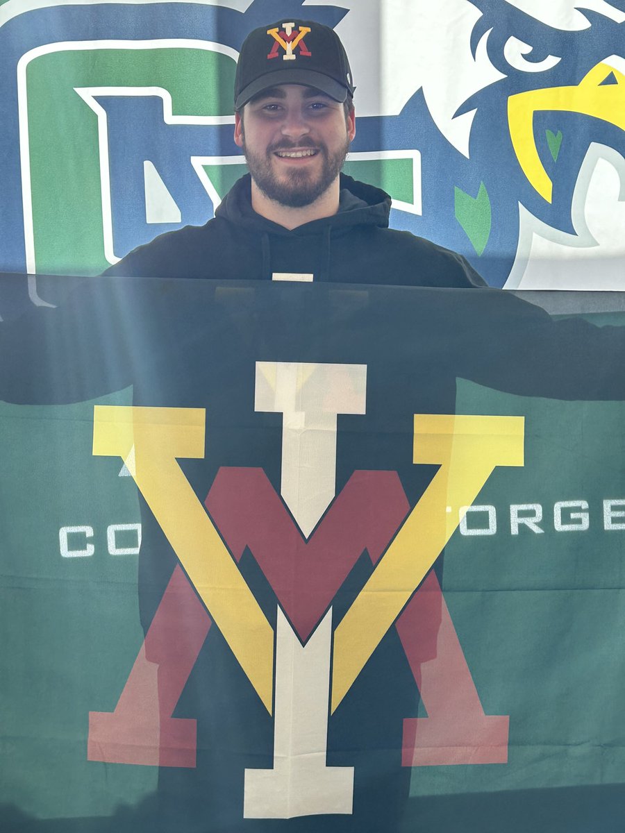 Austin_Fletch24's tweet photo. Very excited to announce my commitment and signing to the Virginia Military Institute. Go Keydets! @CoachWood88 @RobertSoderholm @TheCoachDavis_ @InfoForge @carrd1994 https://t.co/DMyyWj7Lkg