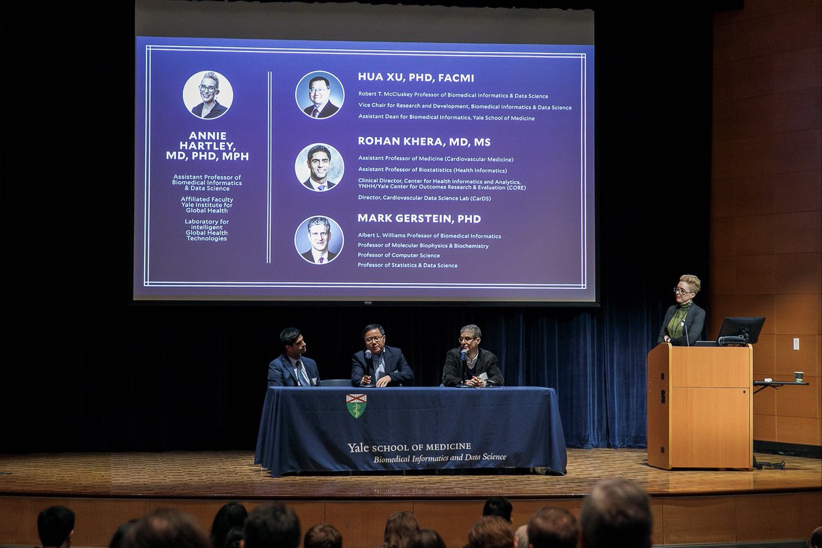 Thank you for joining our inaugural AI in Medicine Symposium on Friday, for an invigorating day of talks and posters. Over 300 participants explored #generativeAI, biomedical imaging, #NLP, clinical applications and #bioinformatics. Stay tuned for more events!

📸Anthony DeCarlo