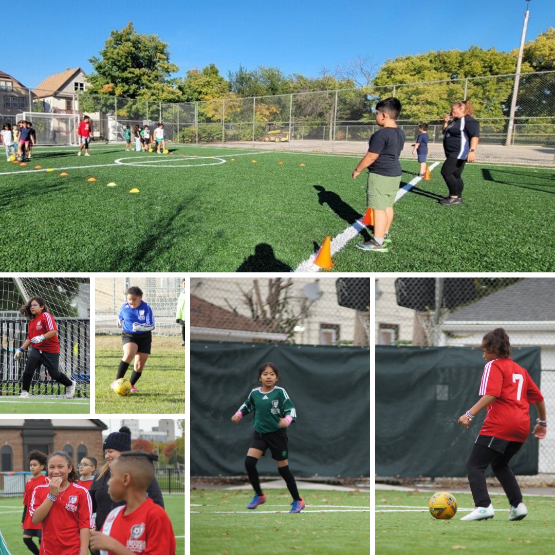 mkeSCORES's tweet photo. On National Girls and Women in Sports Day, we want to recognize and applaud the incredible girls and women who impact Milwaukee SCORES. 

We want to say THANK YOU and whether you’re on the field or contributing behind the scenes, your impact is truly significant! 👏🏾🫶🏽⚽️ https://t.co/RuBkwAboZ2