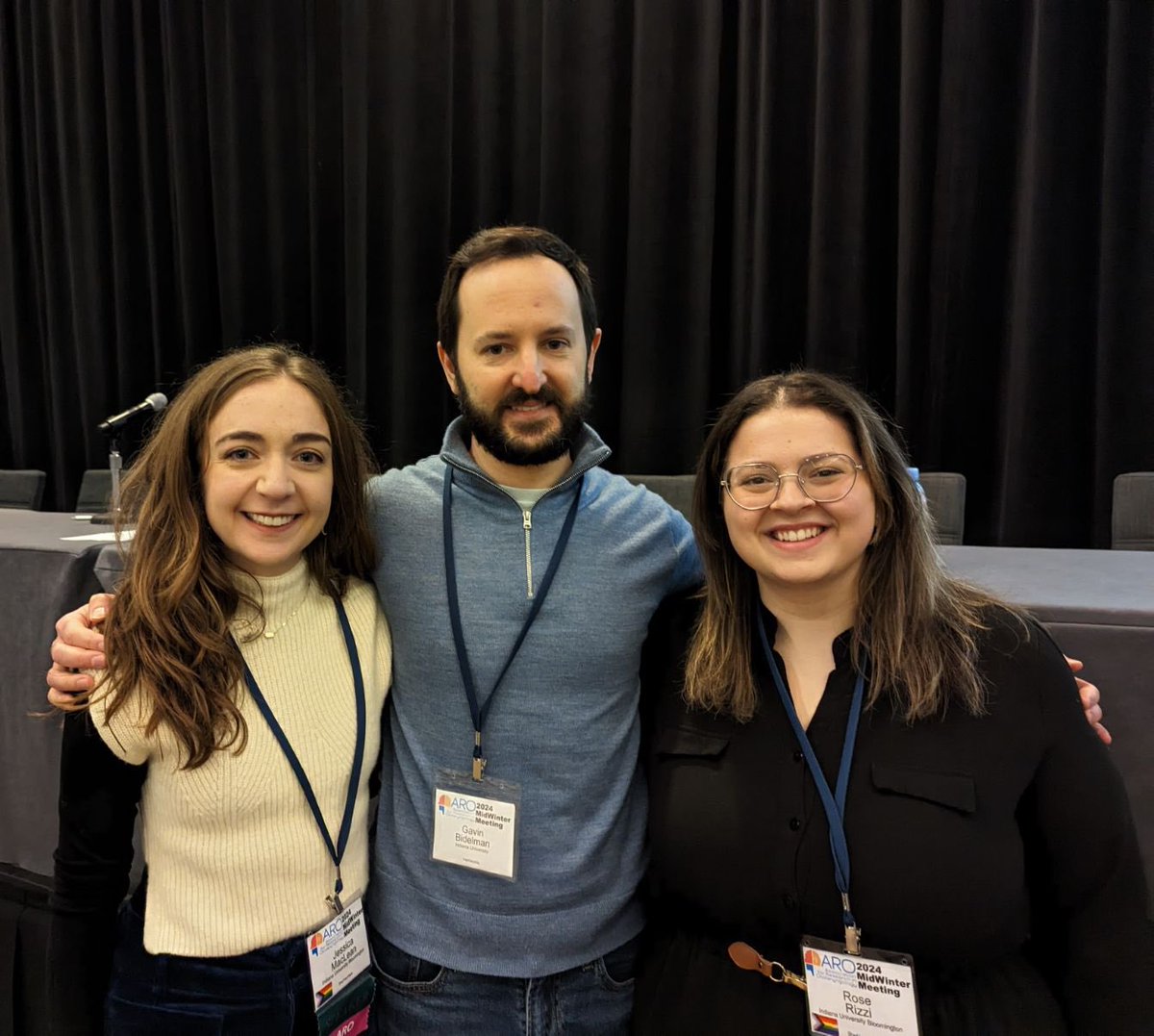 Bidelman Auditory Cognitive Neuroscience Lab (@bidelmanlab) on Twitter photo Excellent talks by ACNL PHD students Rose Rizzi <a href="/roserizzzi/">Rose Rizzi</a> and Jessica MacLean <a href="/urbanfiddle/">Jessica MacLean</a> at <a href="/AROMWM/">ARO</a> <a href="/iusphs/">IU Speech, Language and Hearing Sciences Dept</a> <a href="/IUB_PNS/">Indiana University - Program in Neuroscience</a> Excellent talks by ACNL PHD students Rose Rizzi <a href="/roserizzzi/">Rose Rizzi</a> and Jessica MacLean <a href="/urbanfiddle/">Jessica MacLean</a> at <a href="/AROMWM/">ARO</a> <a href="/iusphs/">IU Speech, Language and Hearing Sciences Dept</a> <a href="/IUB_PNS/">Indiana University - Program in Neuroscience</a>
