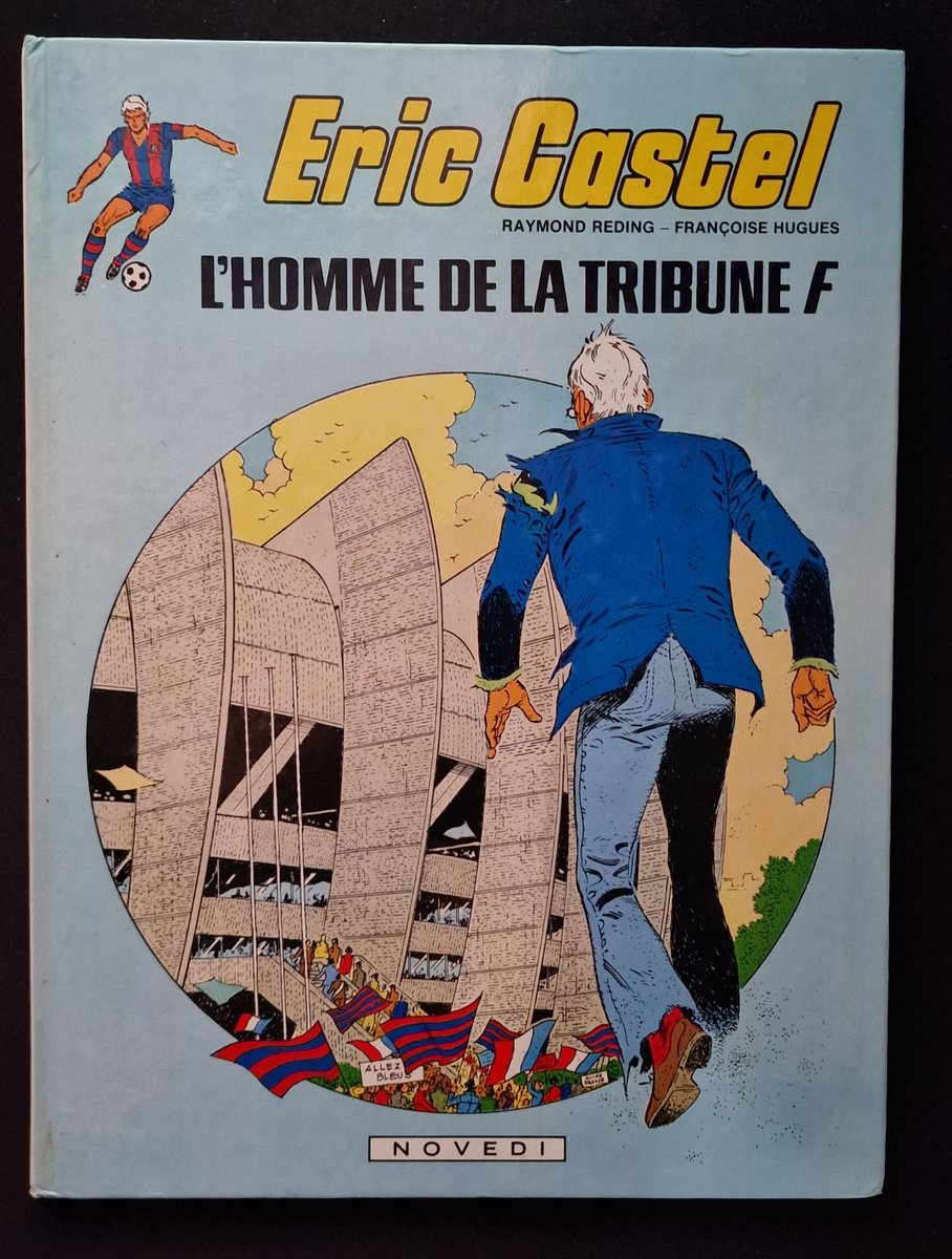 STB_KOB's tweet photo. Connaissez-vous la BD #EricCastel ? Joueur du Barça qui finira par rejoindre le @PSG_inside #oldschool - Ici "L'homme de la Tribune F" où on voit bien le #ParcdesPrinces https://t.co/1DzlNREOvy