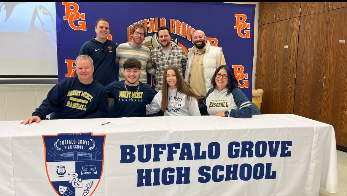 BGBaseball_1973's tweet photo. Congratulations to Mikey Wolverton on his commitment to continue his playing career at Mount Mercy University. Mikey is a 4 year member of our varsity baseball team and received All-Conference and All-Area recognitions his junior year. @BGHSPrincipal @BGBisonAD @mikey_wolverton https://t.co/zc33FVG0Kl