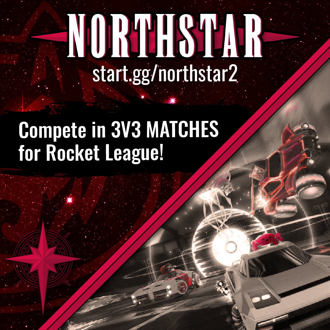 St. Cloud State Esports (@scsuesports) on Twitter photo 🧭 NORTHSTAR ANNOUNCEMENT!
⚽ This year, we're adding a Rocket League bracket to the competition, run by @Kyelander
😎 We've decided to collaborate with <a href="/MCS_RL/">Midwest Championship Series</a> . Should be a fun one to watch!!!
✒️ Sign up at start.gg/northstar2 🧭 NORTHSTAR ANNOUNCEMENT!
⚽ This year, we're adding a Rocket League bracket to the competition, run by @Kyelander
😎 We've decided to collaborate with <a href="/MCS_RL/">Midwest Championship Series</a> . Should be a fun one to watch!!!
✒️ Sign up at start.gg/northstar2