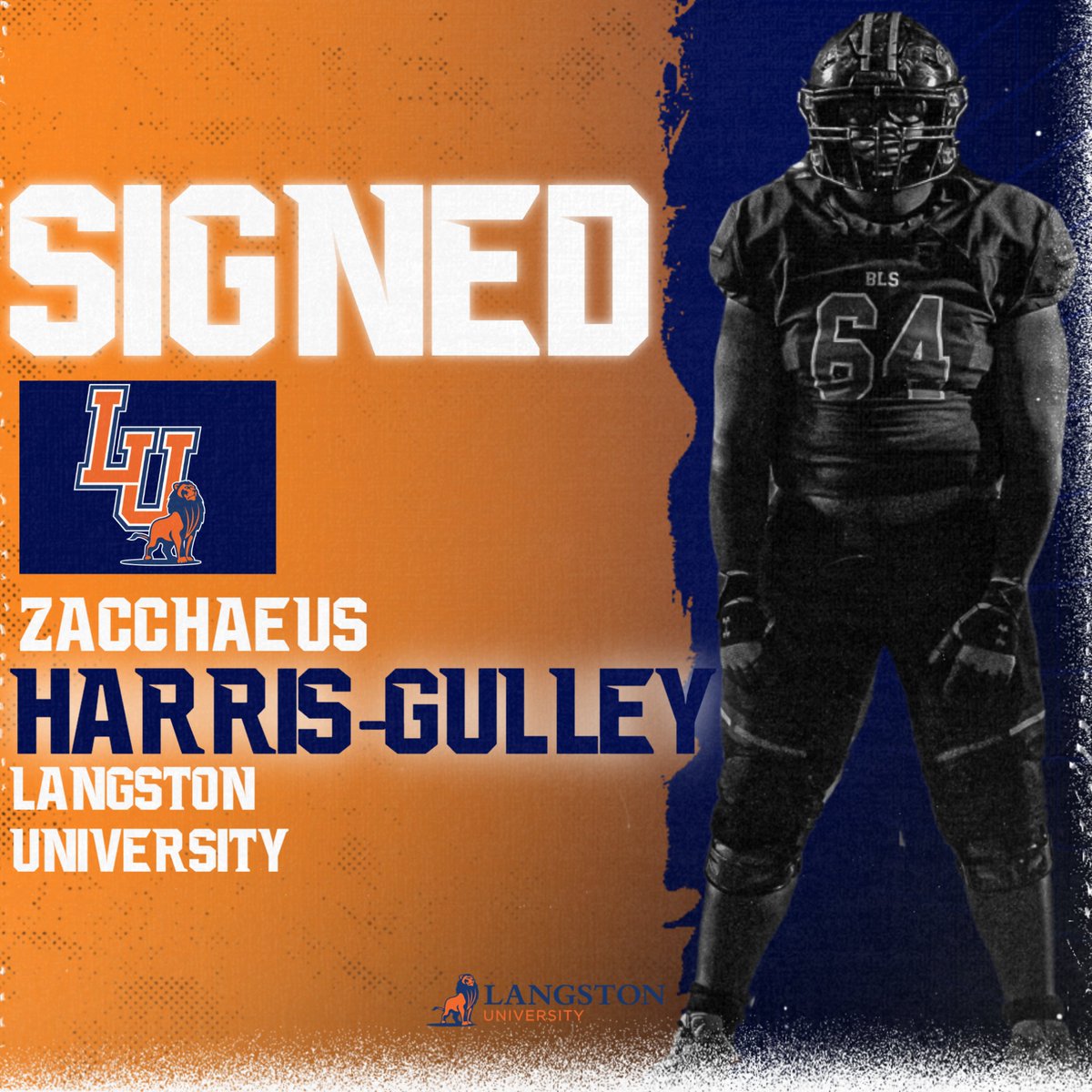 Braswell Bengal Football (@bengallifestyle) on Twitter photo ๐ ๐ข๐ฒ๐ฐ๐ท๐ฎ๐ญ!๐ 
โ๏ธZacchaeus Harris-Gulley <a href="/zgulley3/">Zacc harris-Gulley</a>
๐ 6โ1โ | 290 lb | OL
๐Braswell High School / Aubrey, TX
๐ซLangston University <a href="/LangstonLionsFB/">Langston Lions Football</a> 
๐ฝ๏ธhudl.com/video/3/119862โฆ
#NSD24
#KeepChoppingWood ๐ช ๐ ๐ข๐ฒ๐ฐ๐ท๐ฎ๐ญ!๐ 
โ๏ธZacchaeus Harris-Gulley <a href="/zgulley3/">Zacc harris-Gulley</a>
๐ 6โ1โ | 290 lb | OL
๐Braswell High School / Aubrey, TX
๐ซLangston University <a href="/LangstonLionsFB/">Langston Lions Football</a> 
๐ฝ๏ธhudl.com/video/3/119862โฆ
#NSD24
#KeepChoppingWood ๐ช
