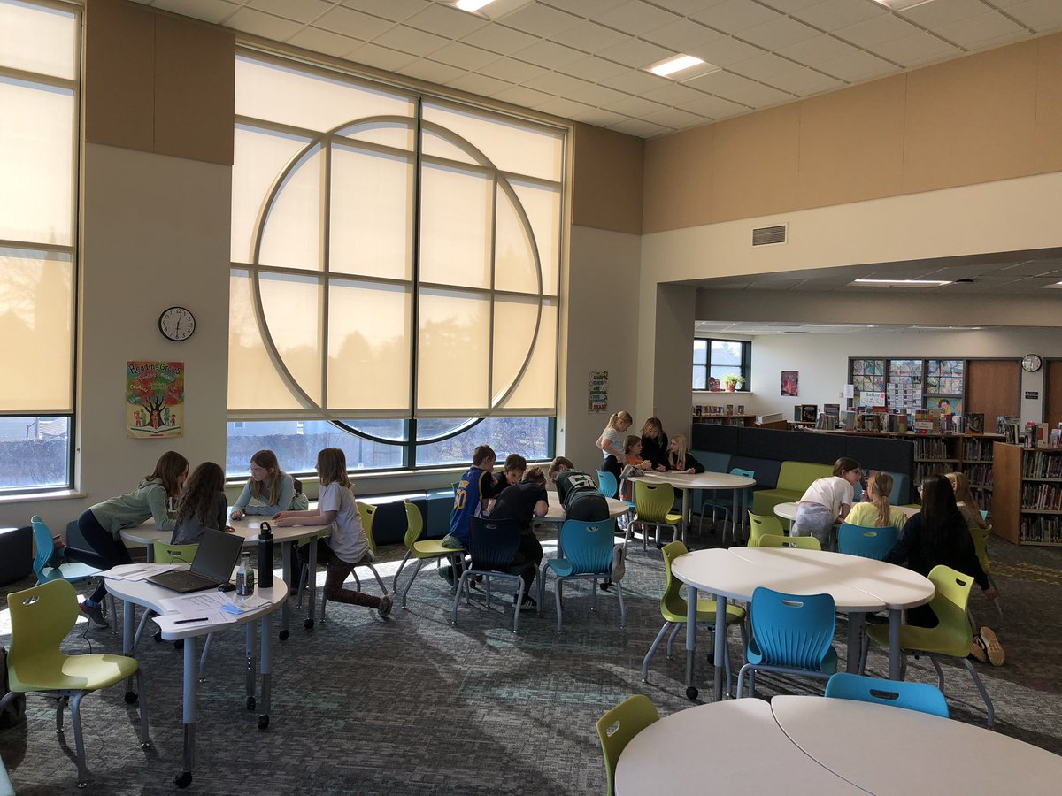 KSDLibrary's tweet photo. KES students competing in the school-wide @WEMTAOnline Battle of the Books competition. #ksdpride https://t.co/yECldAlVfj