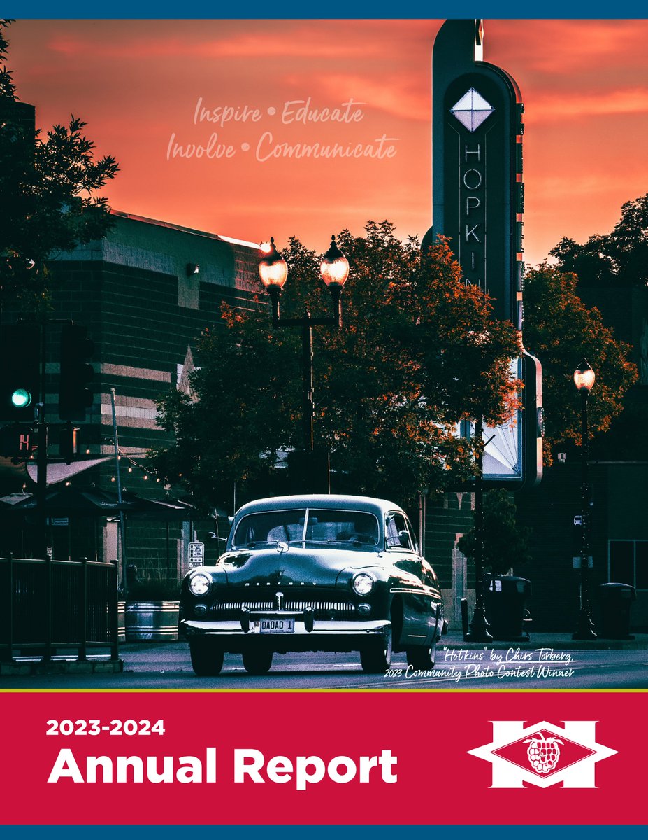 Read about some of the most notable happenings at the City-level last year in the 2023 City of Hopkins Annual Report, now available to view at hopkinsmn.com/annualreport.