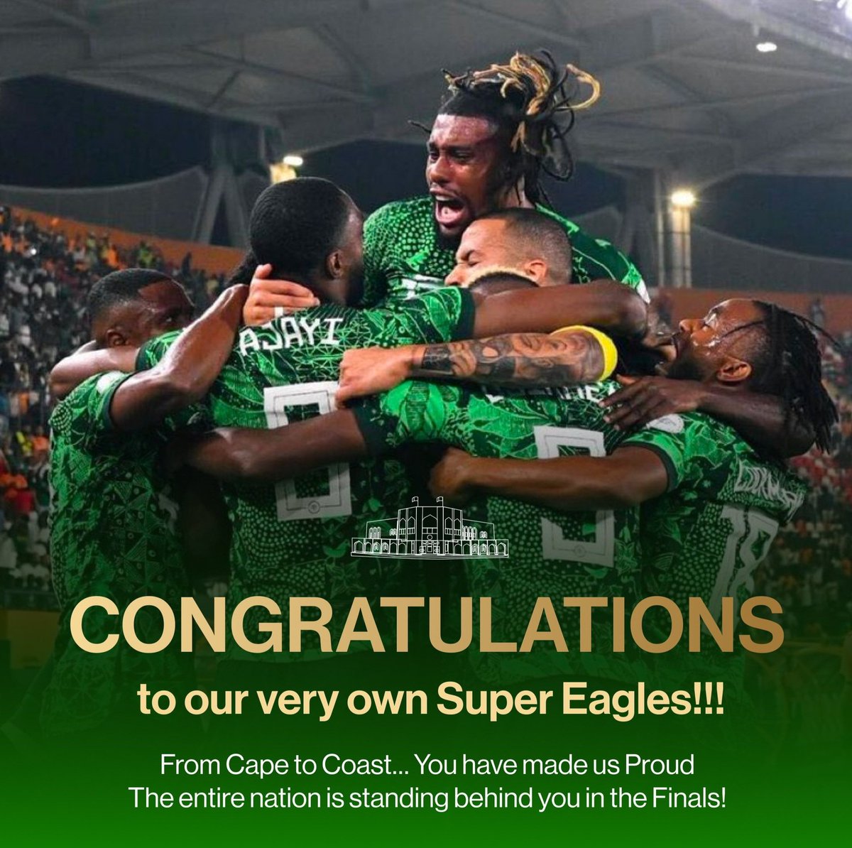 Dolphinsrealty2's tweet photo. Congratulations Nigeria!!!🥳🥳🥳

Now that the odds have played in your favour, the next step should be to buy land.

Come buy land now wey e cheap.

#AFCON2023    #dolphinsrealtyltd  #RealEstate #realestateinvesting https://t.co/CzF35QKSYX