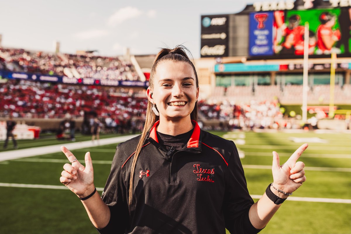 TexasTechFB's tweet photo. We are so thankful for the women of #ŦheBrand who make our program better each and every day. 

Happy National Girls and Women in Sports Day!

#WreckEm | #NGWSD https://t.co/uSTMRsBZIf