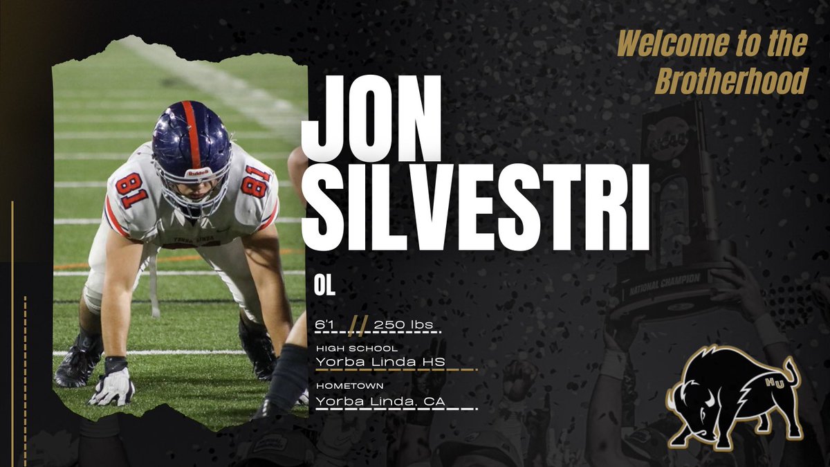 Jon Silvestri is officially a Bison!