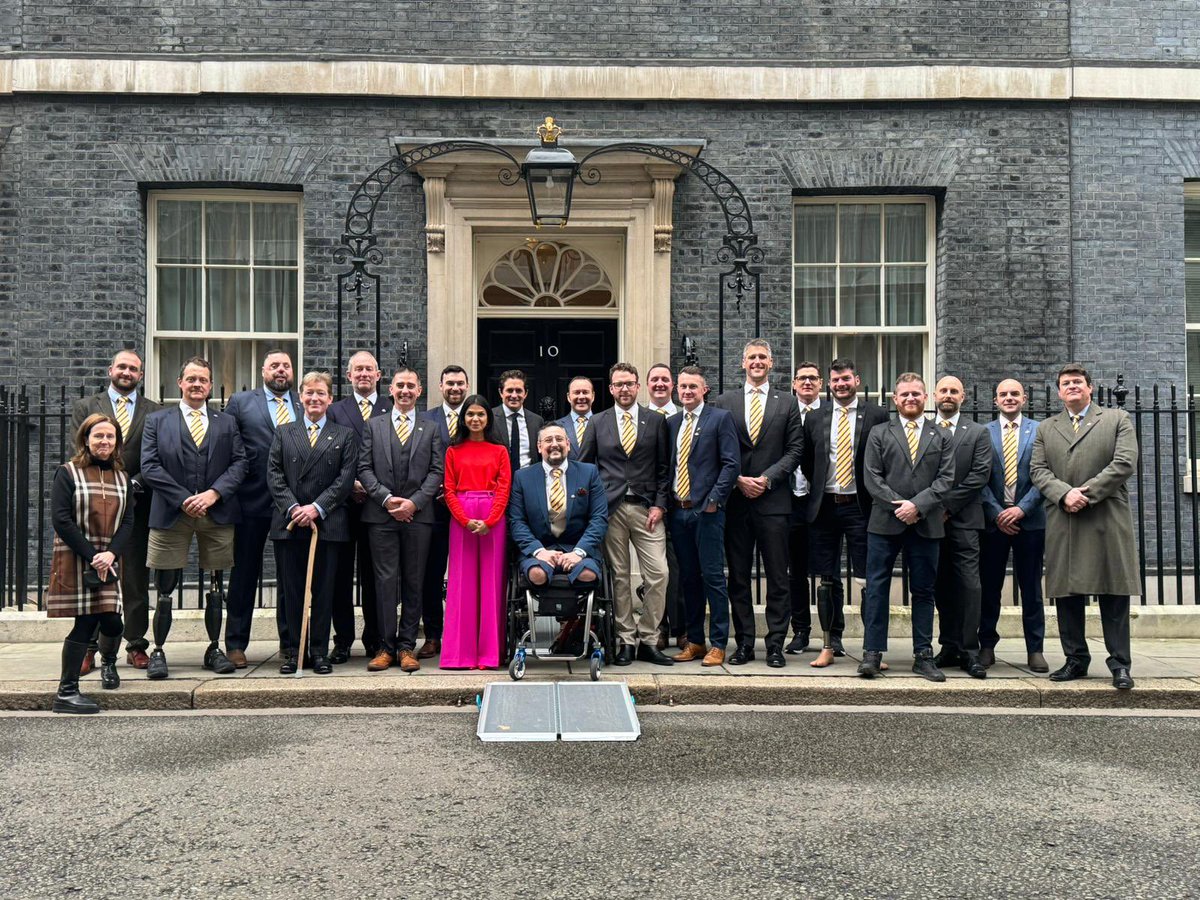 A landmark day for a few members of @CASEVAC_club at @10DowningStreet.